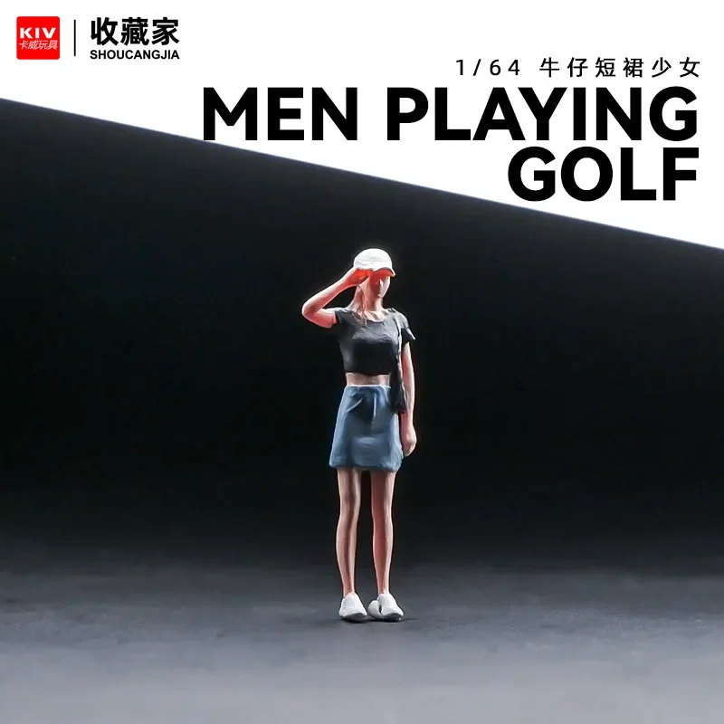 1:64 Anime straat Meisje Mini Pop Figuur Model miniatuur Fotografie rekwisieten Scène Model DIY Zand tafel landschapsarchitectuur ornament Gift