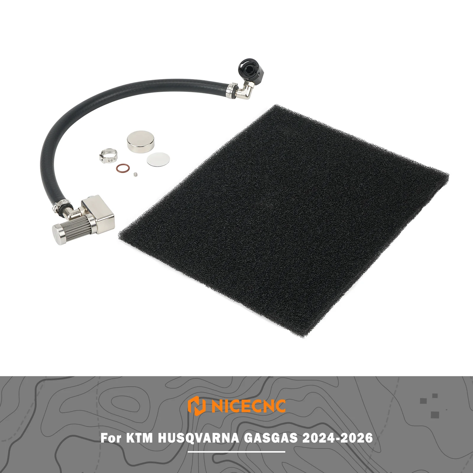 

2024-2026 For GasGas EC 300 EC 250 ECF 350 MC 125 MC250F Fuel Tank Extension Tube Kit For Husqvarna TE 300 For KTM EXC 300 SX125