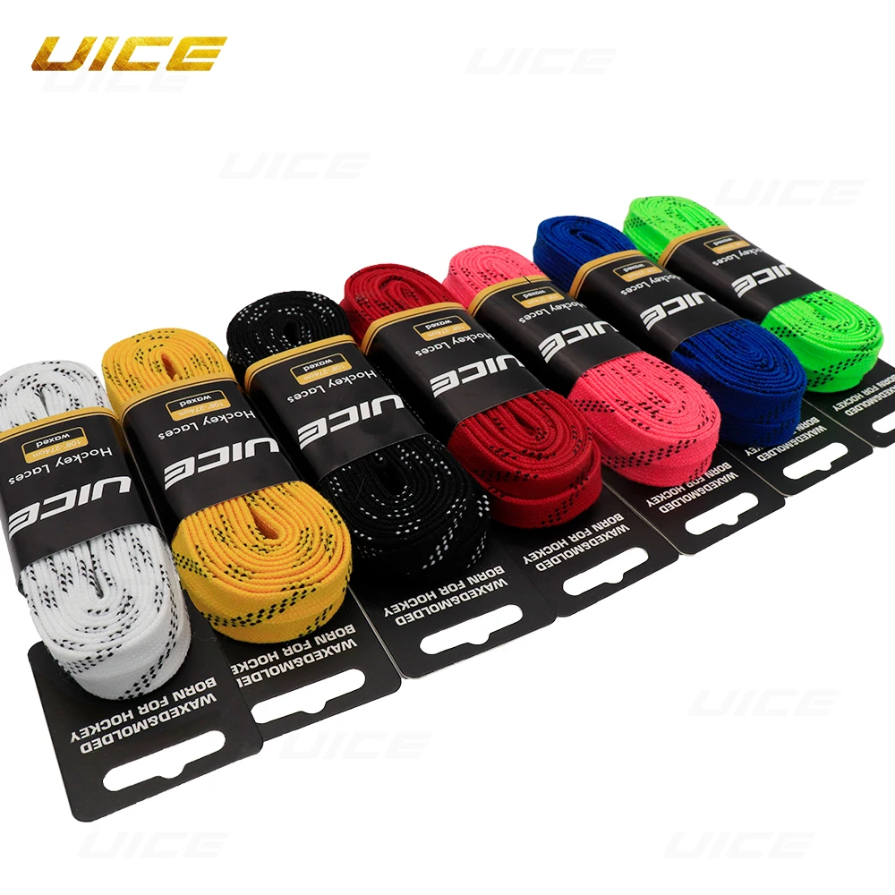 UICE Eishockey-Schnürsenkel 84-120 Zoll Hockey-Zubehör Doppelschichtige Geflochtene Hockey-Schnürsenkel Eishockey-Ausrüstung – Detail 13