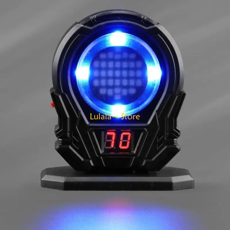 Y4QA ポータブル赤外線トレーナースコアリングターゲット射撃用電気ターゲットスキル向上に適したほとんどのカートリッジ