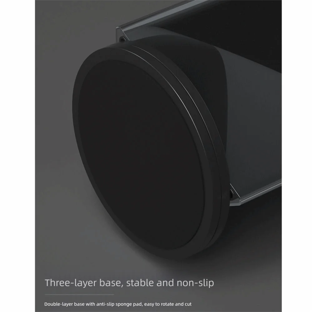 360 Degree Rotating Menu Sign Holder Three Side Reusable Menu Cover Display Stand Protective Waterproof