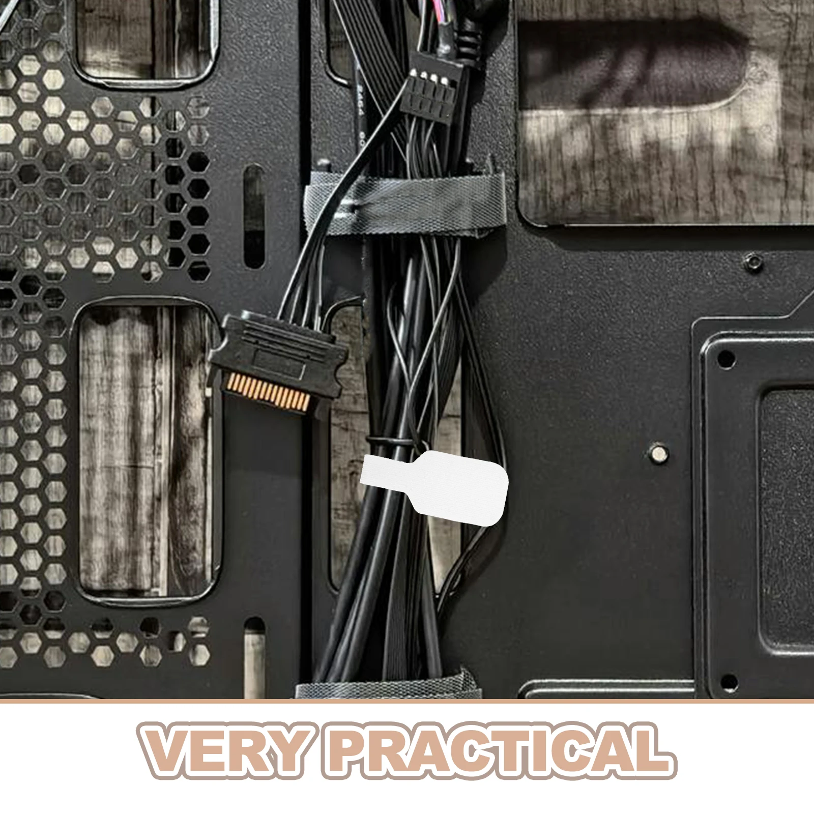 56Pcs Cable Management Straps Multi-Color Writable Reusable Hook and Loop Cable Labels for Home Office Data Center Wire