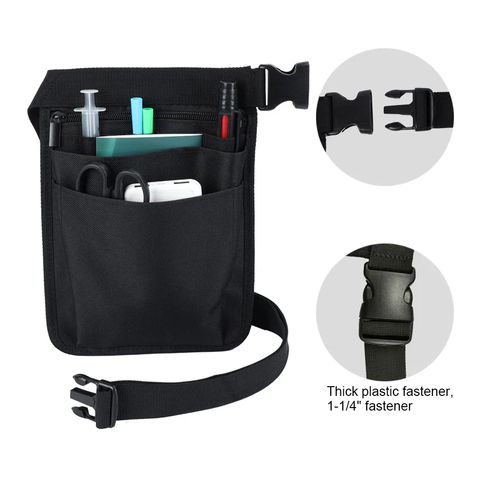 حقيبة الخصر للنساء حقيبة الكتف ممرضة المنظم حزام حقيبة جيب إضافي حزمة مراوح ممرضة 600D أكسفورد لأداة الملحقات
