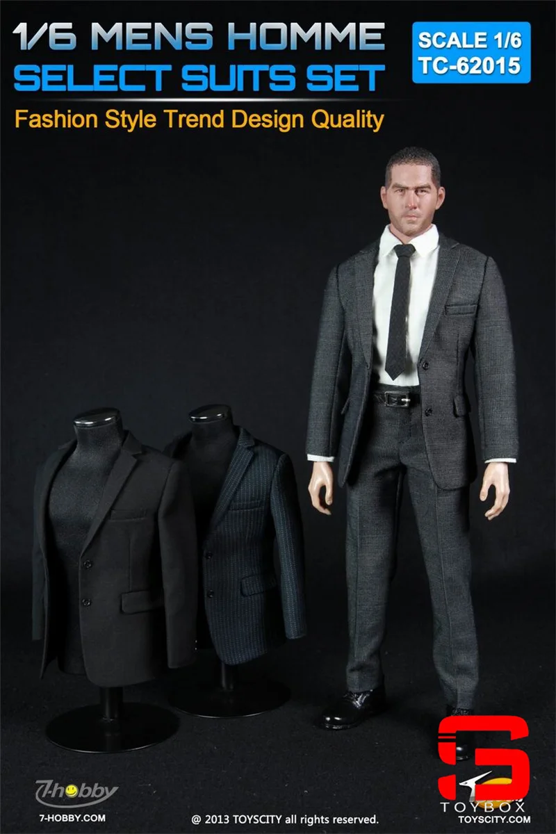 Traje clásico de soldado para hombre, zapatos de cuero, conjunto de ropa, cuerpo de figura de acción, colección de fanáticos, 12 ", gris/rayas, 1/6, TC-62015