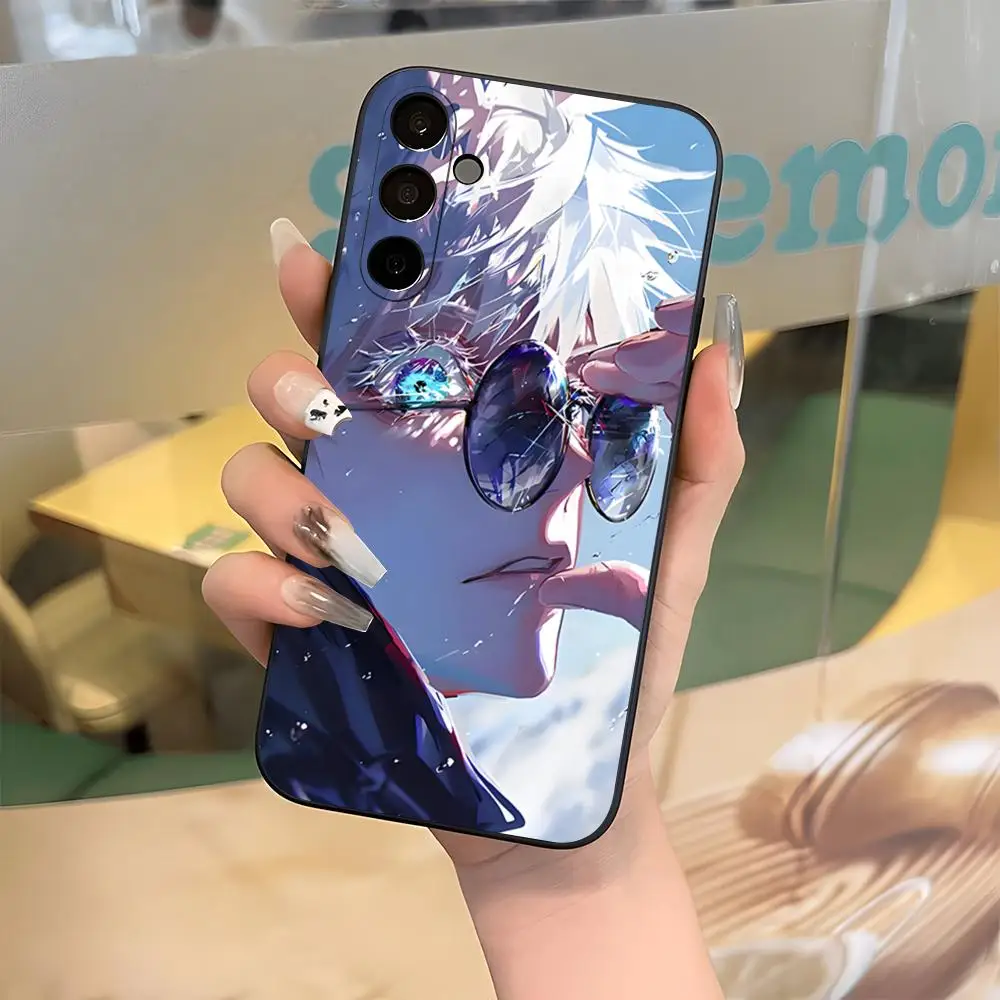 Jujutsu Kaisen Gojo Satoru Handyhülle für Samsung S26 S25 Edge S24 S23 S22 Ultra Plus Fe A57 A37 A17 A56 5G Silikonhülle