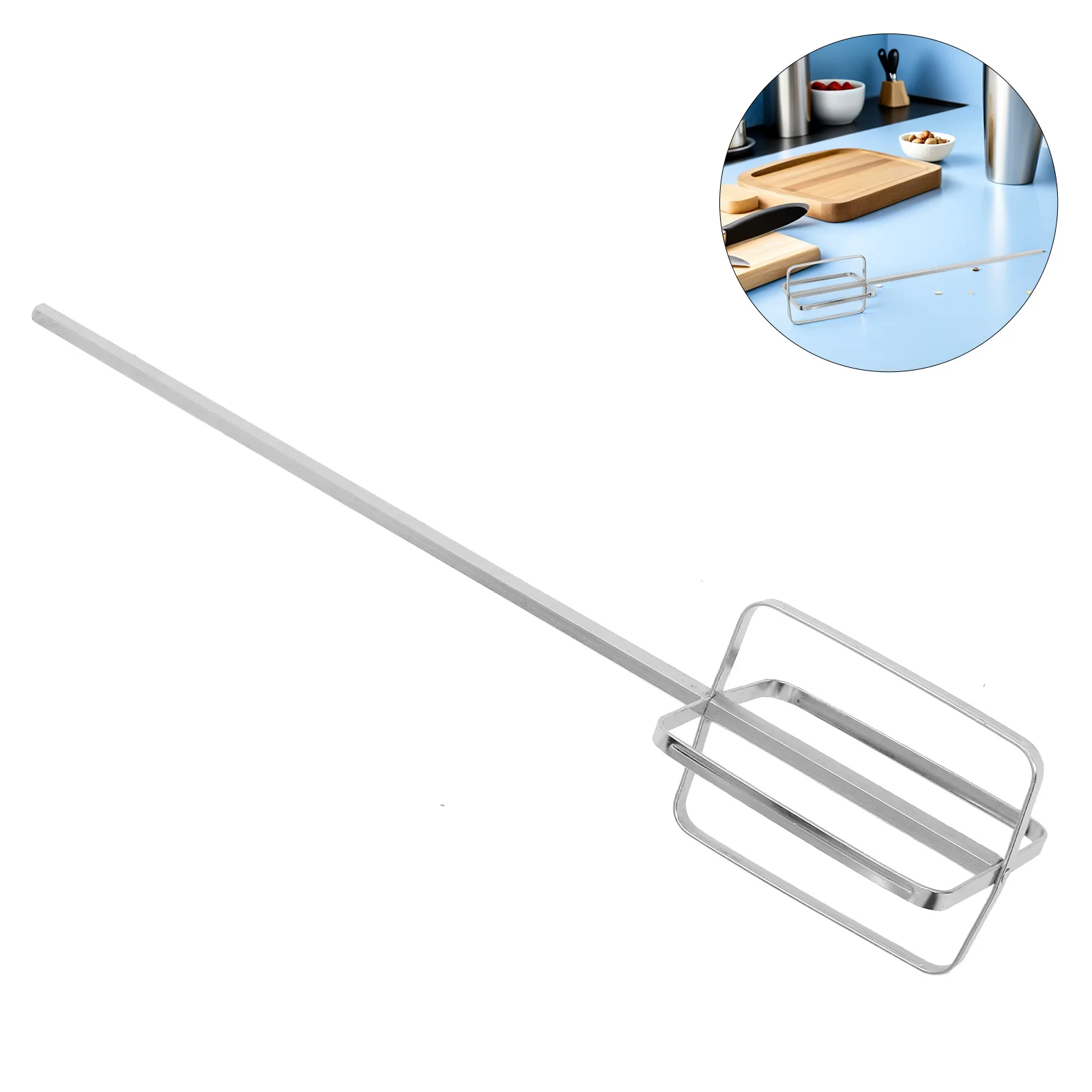 

Universal 40cm Stainless Steel Whisk Attachment Heavy Duty Hand Mixer Accessory Versatile Baking Egg Beating Mixing Tool