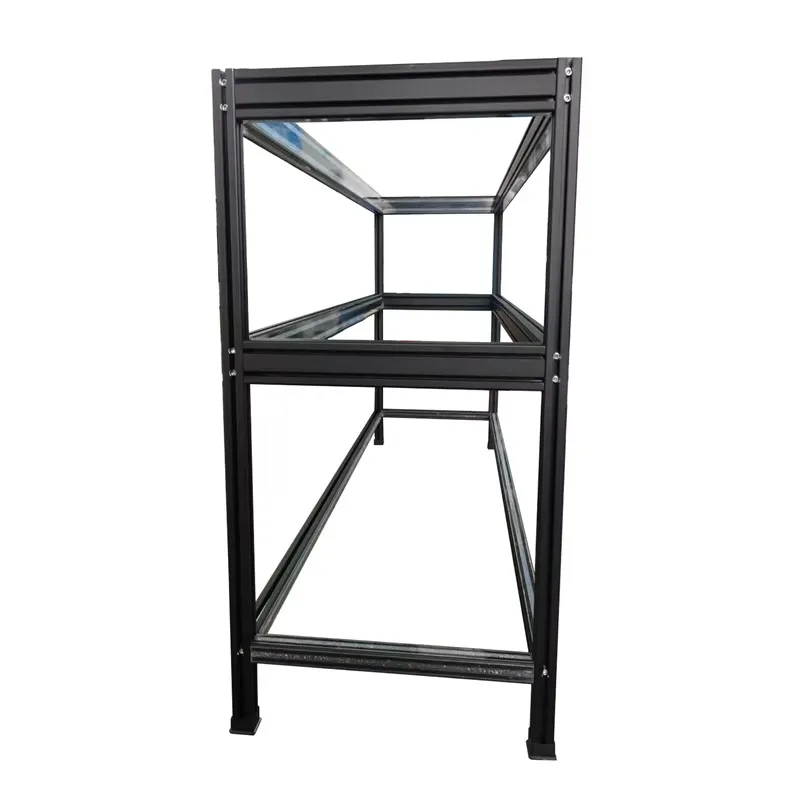 Aluminum alloy profile cabinet frame fish tank pool metal multi-layer fish tank aquarium rack custom fish tank bracket