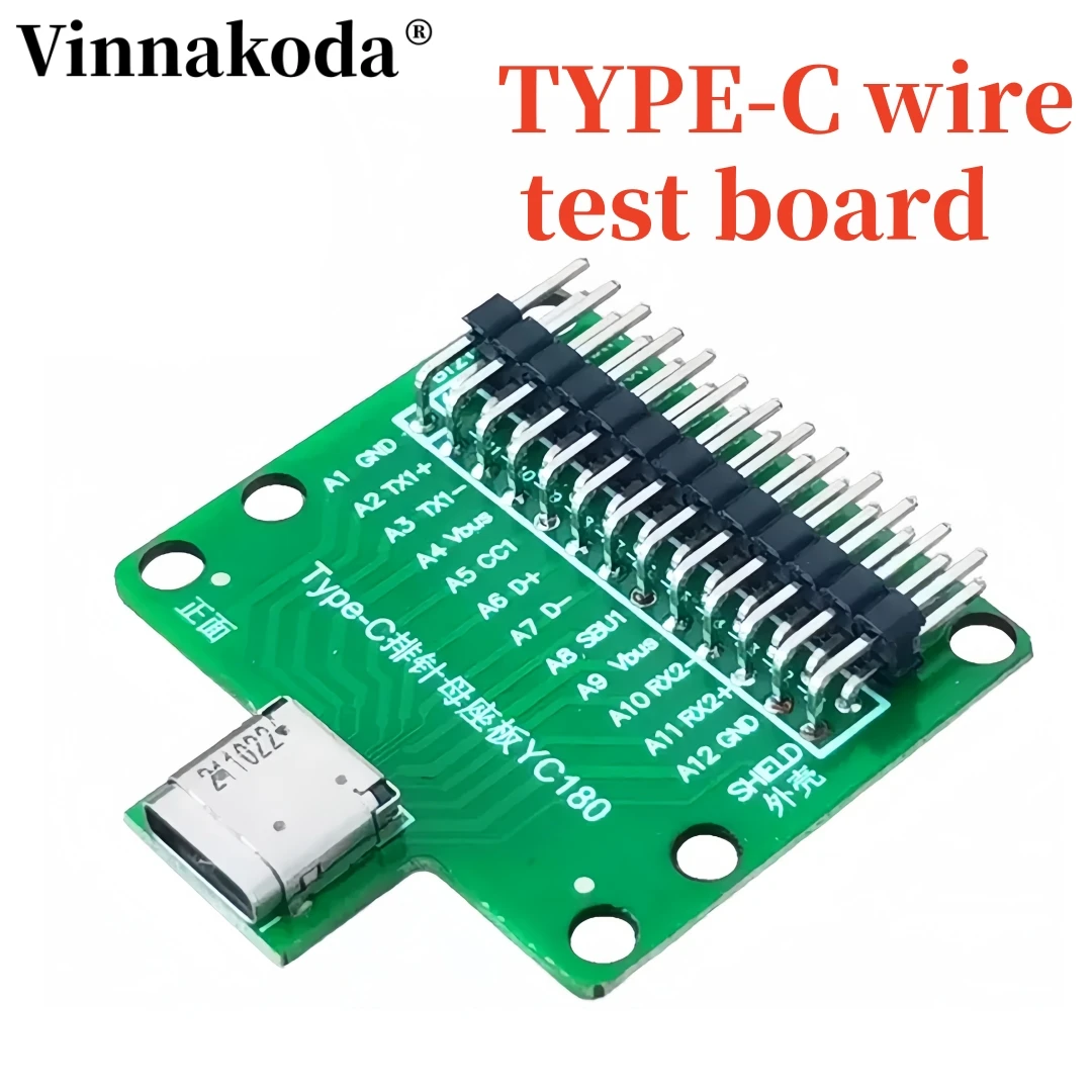 

1PCS Wire test fixture plate forward and back insert TYPE-C base USB3.1 Blind insert test with 26P pin data cable