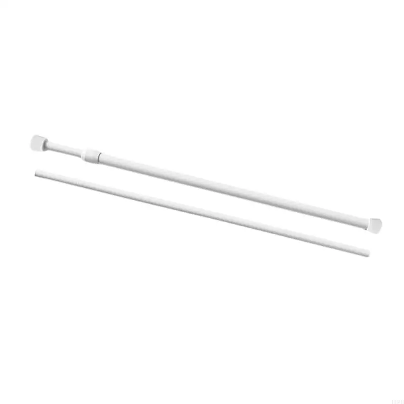 H8WB Flexible Tension Rod for Shower and Window Use Sturdy Build Adjustable Size