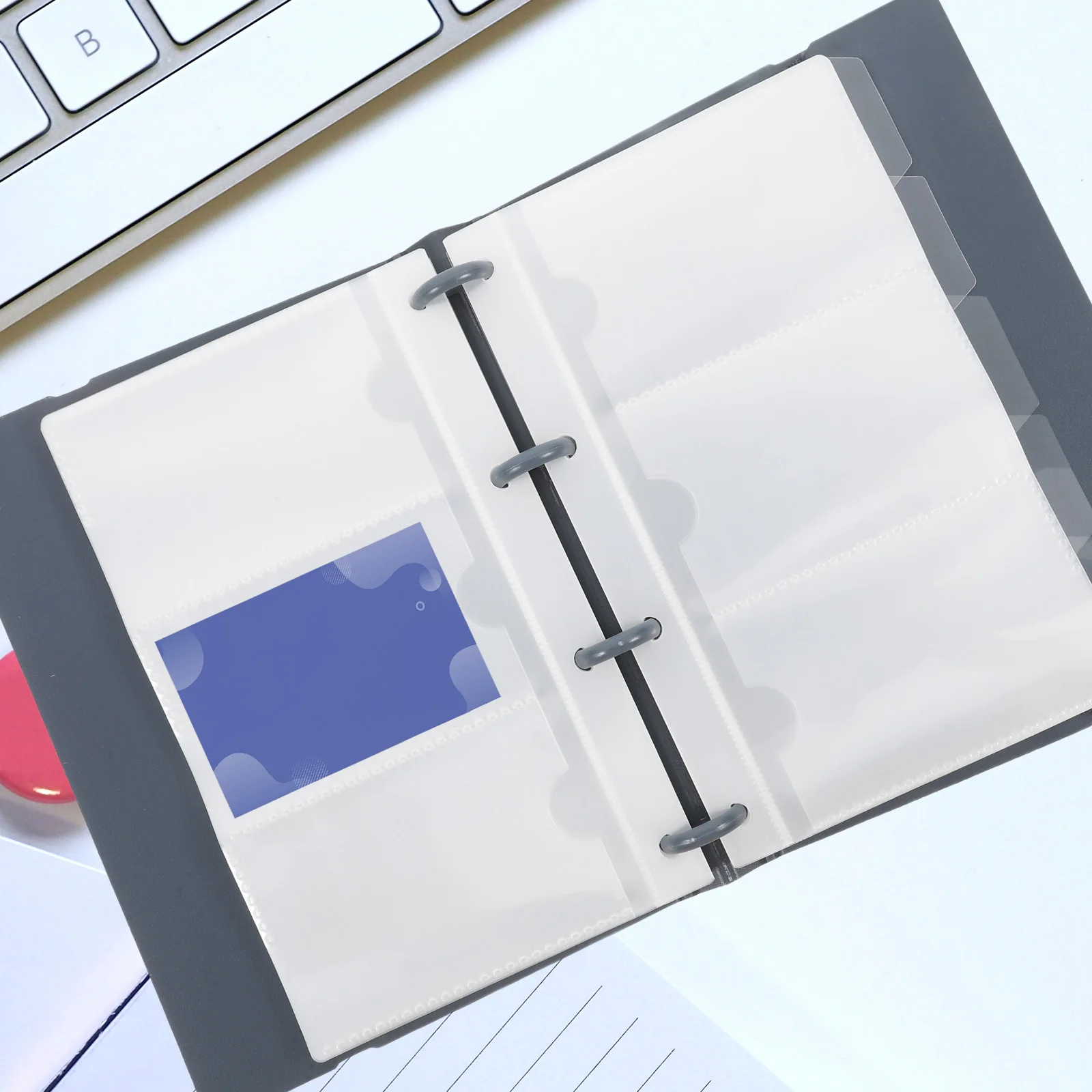 1 قطعة حافظة حامل الأعمال لقاعدة اسم الائتمان بطاقات الاسم حامل التخزين تخزين اللوازم المكتبية صندوق بطاقات منظم