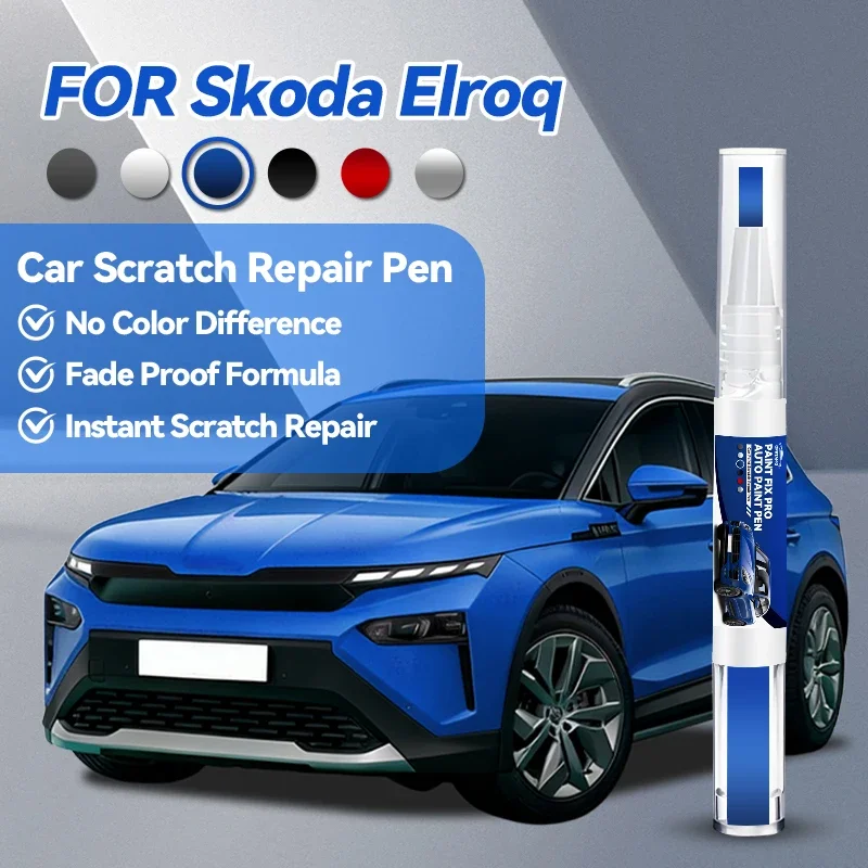 

Специализированные автомобильные аксессуары для Skoda Elroq: Карандаш для ремонта краски, средство для удаления царапин, DIY, черный, белый, оранжевый, серебристый