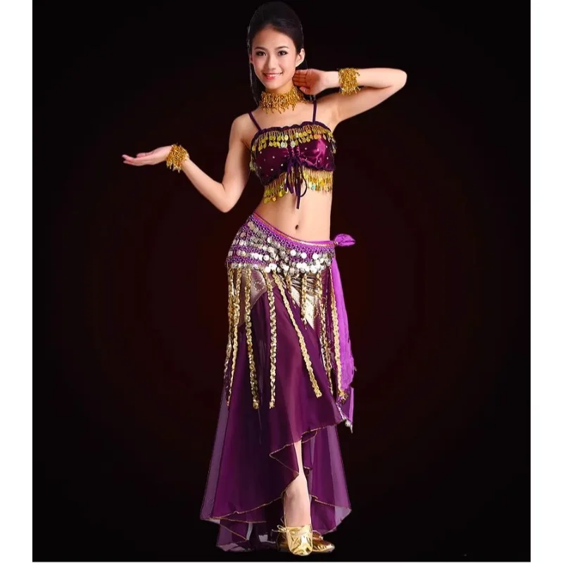 Customized Belly Dance Performance Costume 2025 New Performance Costumes Sexy Hip Bag Skirt Dance Stage Costume Dance Set Female
