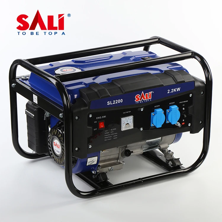 Mini Factory  Gasoline Engine Generator 2.2 kw 2.5 kw 3 kw  Portable Gasoline Engine Generator With Wheels