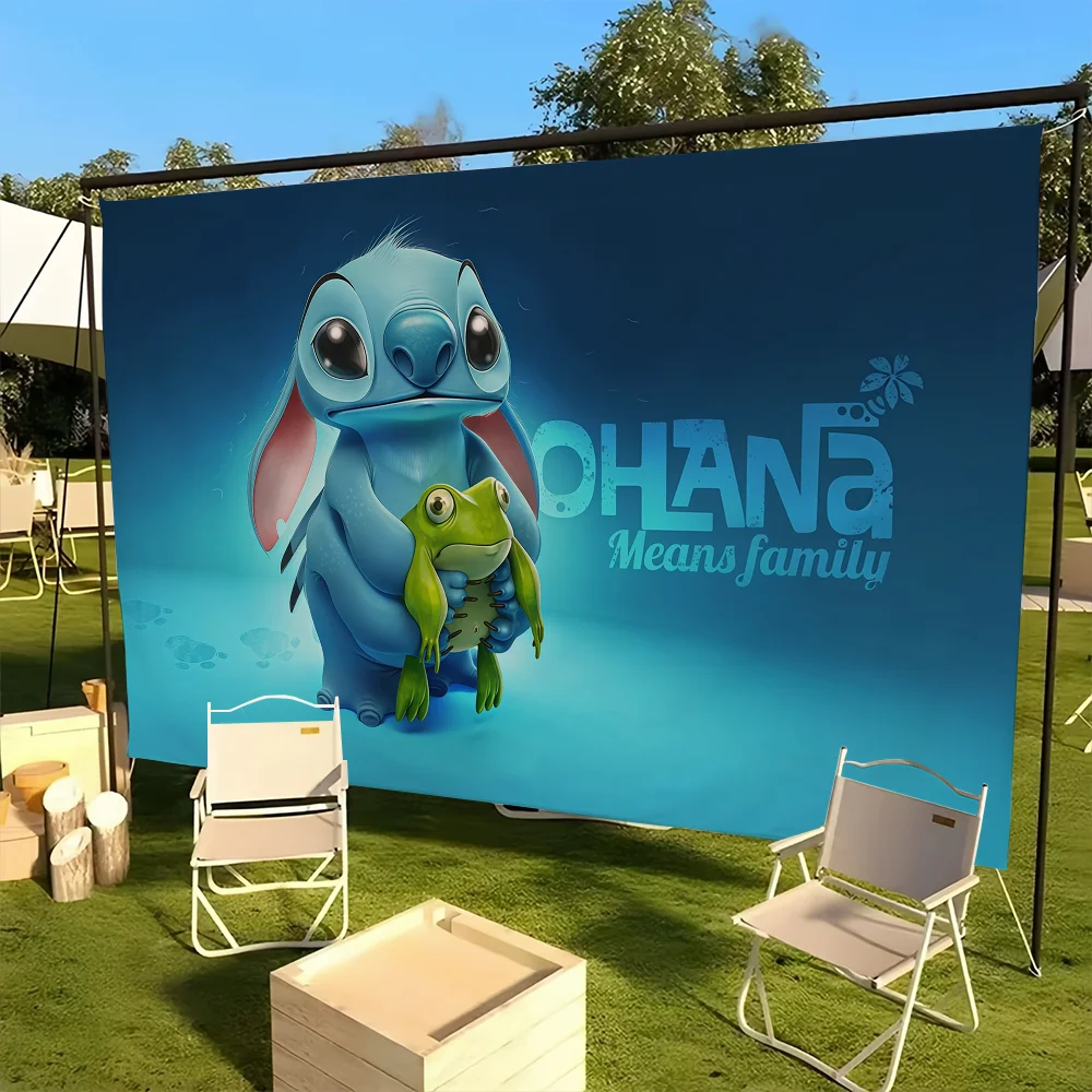 كارتون لطيف S- غرزة Q العلم الديكور في الهواء الطلق نزهة حفلة الفن معلقة المنزل التخييم لافتة الحفلات أفضل الأسعار ضرب المنتج