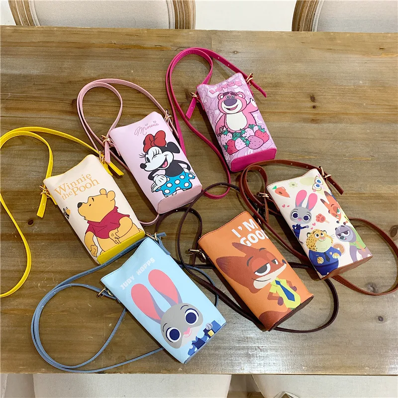 

Disney Zootopia Bucket Bag Cartoon Judy Hopps Nick Wilde Crossbody Bag Travel Portable Large Capacity Storage Bag Friend Gifts