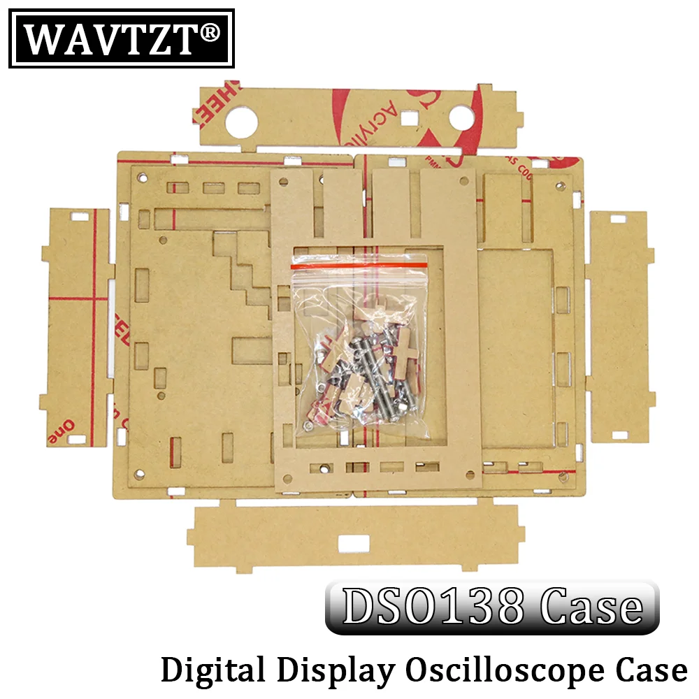 WAVTZT Clear Acrylic Case Box Shell For DSO138 2.4\