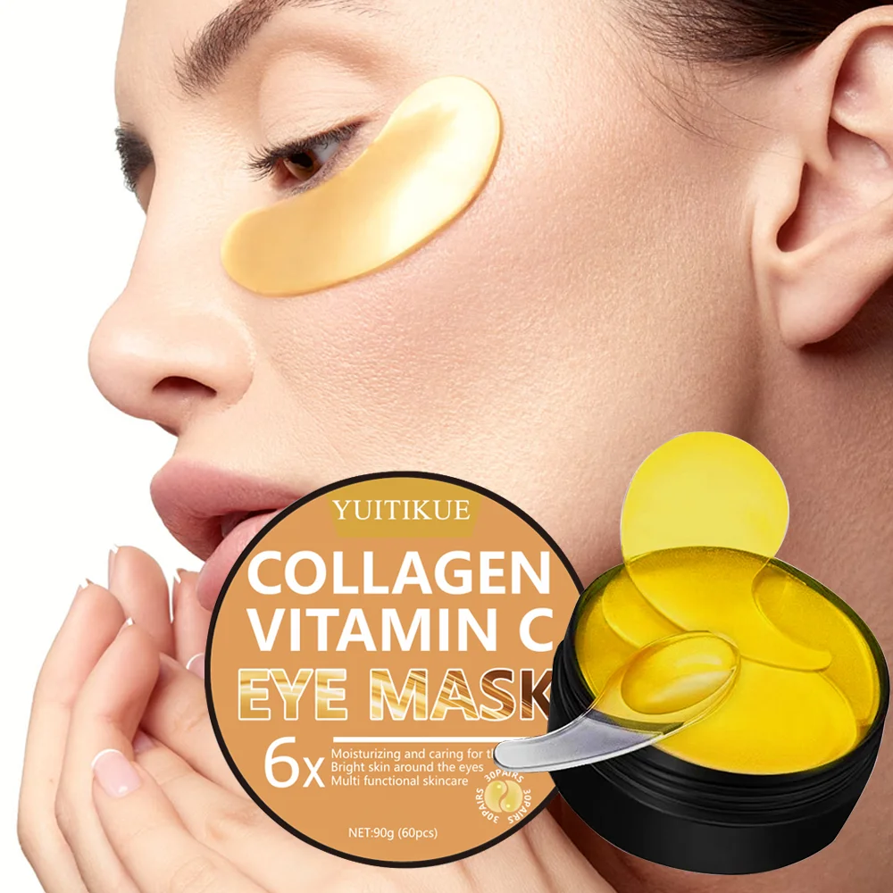 Collagen Vitamin Eye Mask 90g  - огляд і ціна Caffeine Eye Serum