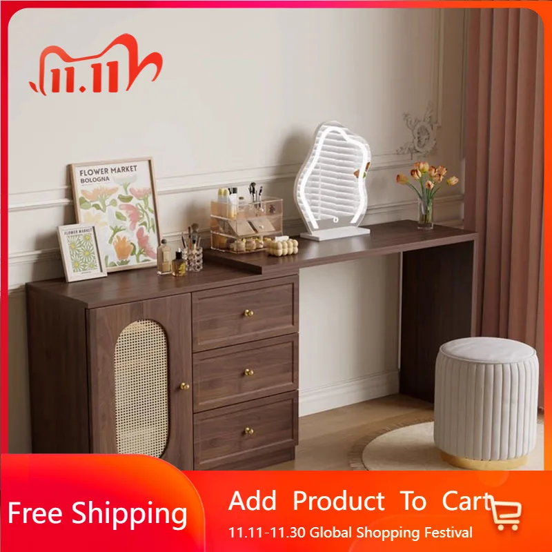 

Drawers Computer Dressing Table Light White Coffee Travel Essentials Vanity Table Corner Bedside Vestidores Home Furniture