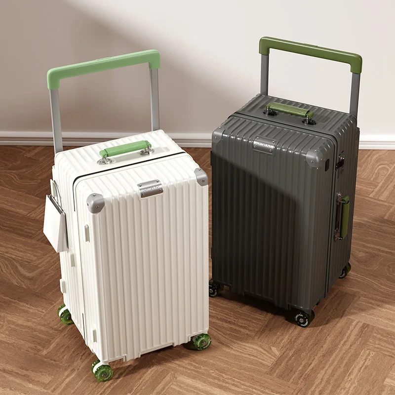 

20"24"30 Inch Wide Handle Travel Suitcase PC Zipper Carry-on Luggage Trolley Case with Wheels Boarding Box Rolling Luggage Bag