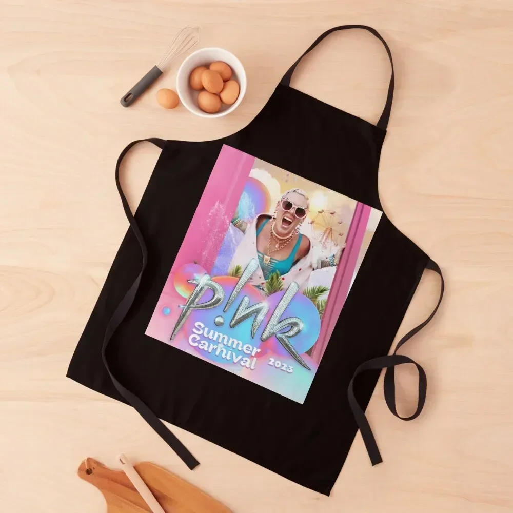 

2023 pink summer tour carnivale Apron Customizable Woman Kitchen Special Accessories Sexy Apron