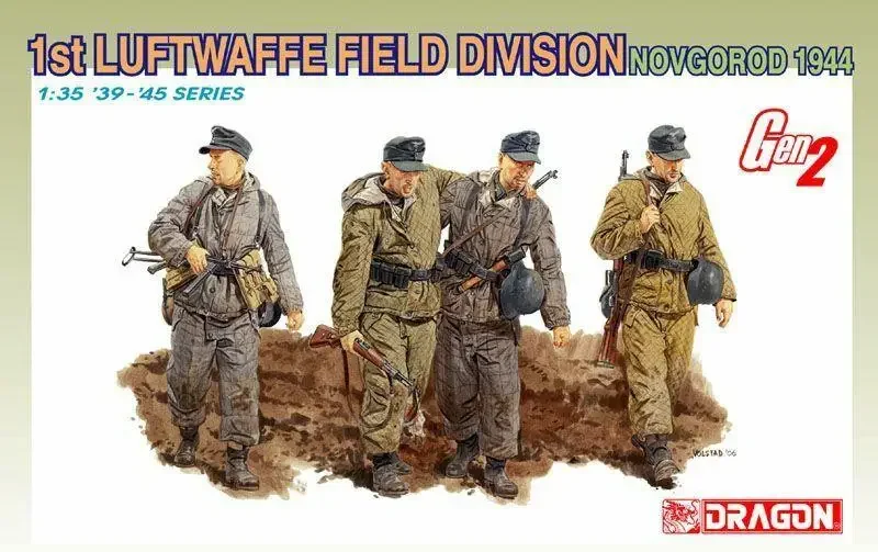 Dragon 6274 German 1st Luftwaffe Field Division, Novgorod 1944 models