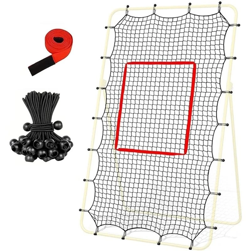 新品-屋外コートバレーボールリターンネット、頑丈なリバウンダー、スポーツ練習器具、ビーチ、ホームジム、学校、公園での使用に最適