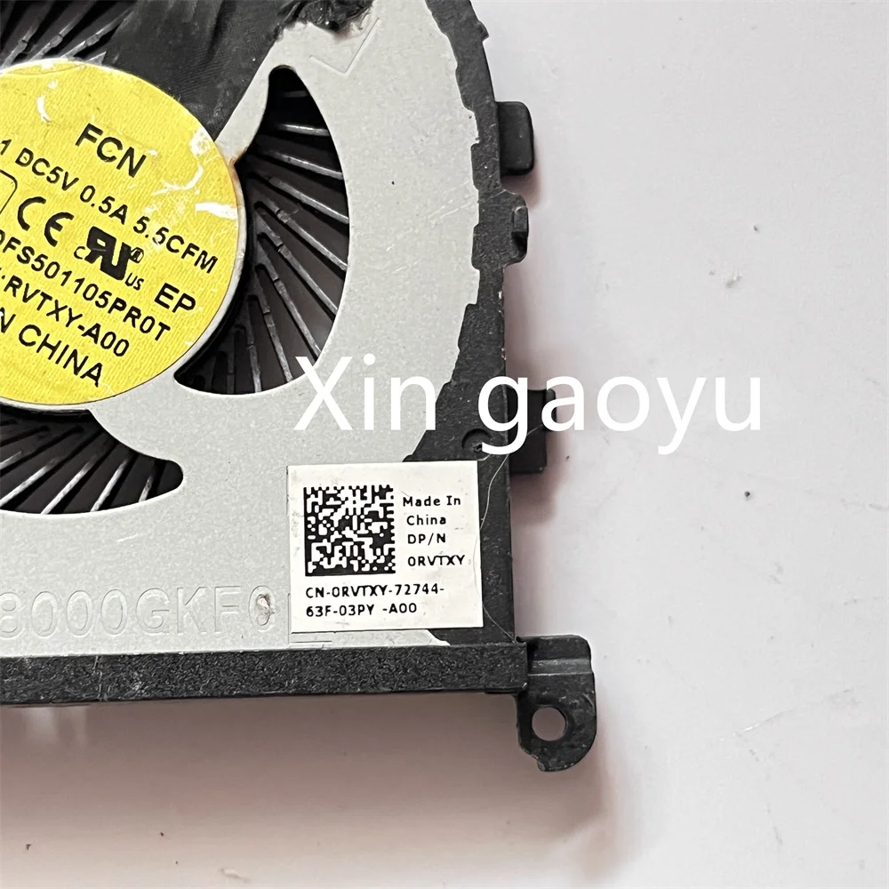 FOR Dell XPS 15 9550 Fan AT1BG0010C0 DP/N CN-0RVTXY CN-036CV9 RVTXY 36CV9