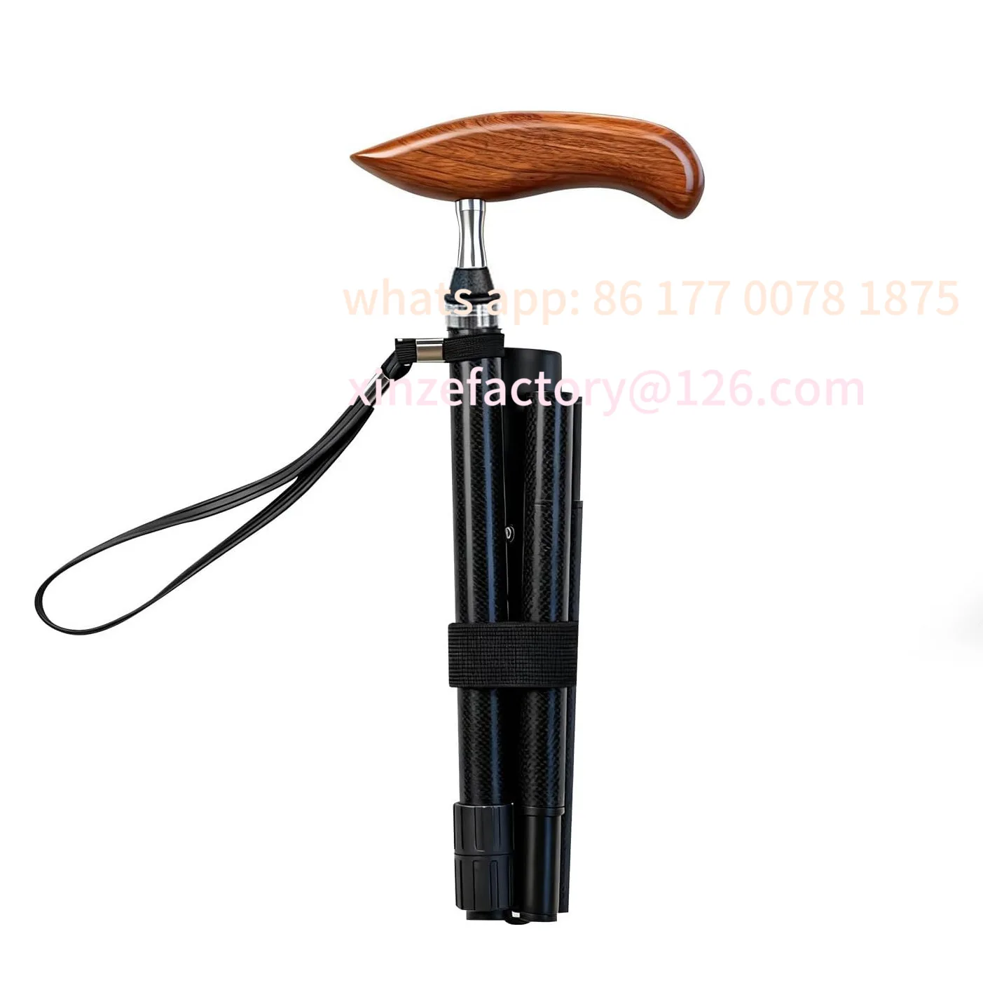 

Customizable high-end foldable carbon fiber crutches for the elderly