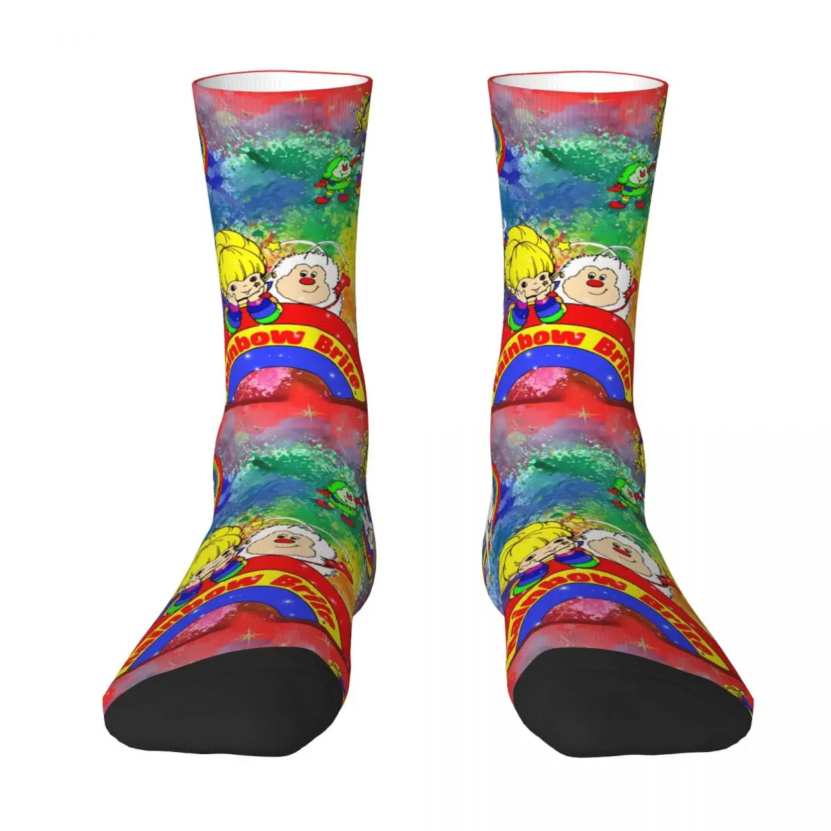 Rainbow Brite Socks Travel 3D Print Boy Girls Mid-calf Sock