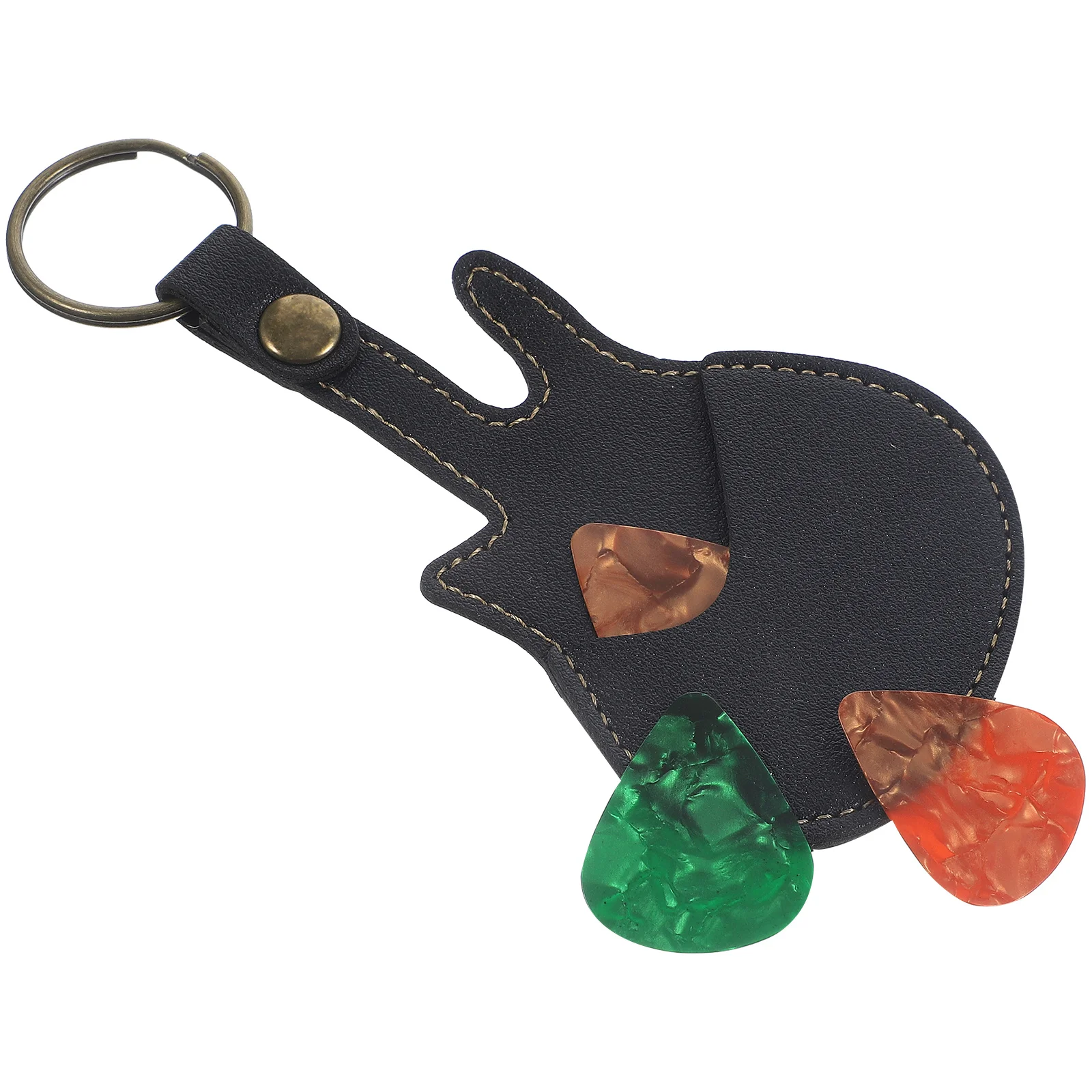 

Pick Storage Bag Holder Case Container Guitar Picks Pu Child All Size Pouch for