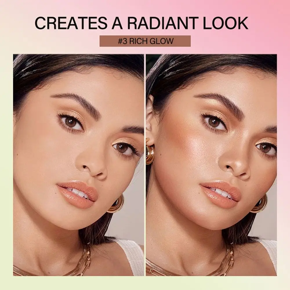 Bâton bronzant d'ombre de Contour exquis, outils cosmétiques, maquillage longue durée pour le visage, teinte lisse et naturelle Portable