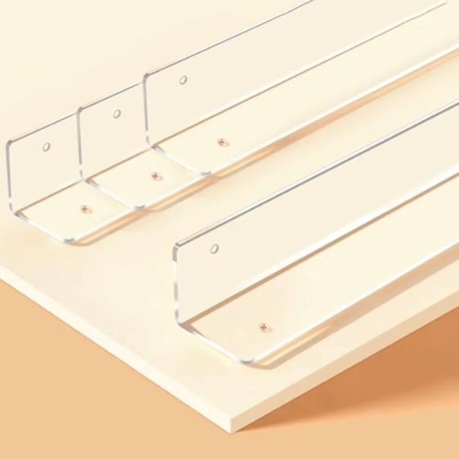 

Corner Guard, Pre-Drilled Clear Wall Corner Protector with Screws, L-Shaped Thickened Edge Protection for Sharp Wall, Door Fram