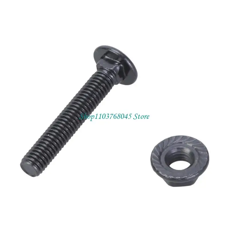 R53F Pack of 25 M8x60mm Stainless Steel Carriages Bolts and Nut for Fastening