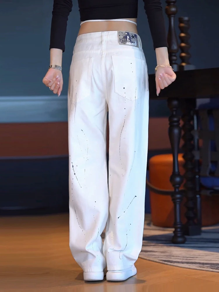 American Style Simple Casual Men's Jeans Loose Fit Comfortable Multi-Purpose New 2026 Hanging Long Pants Fashionable Youth Wear