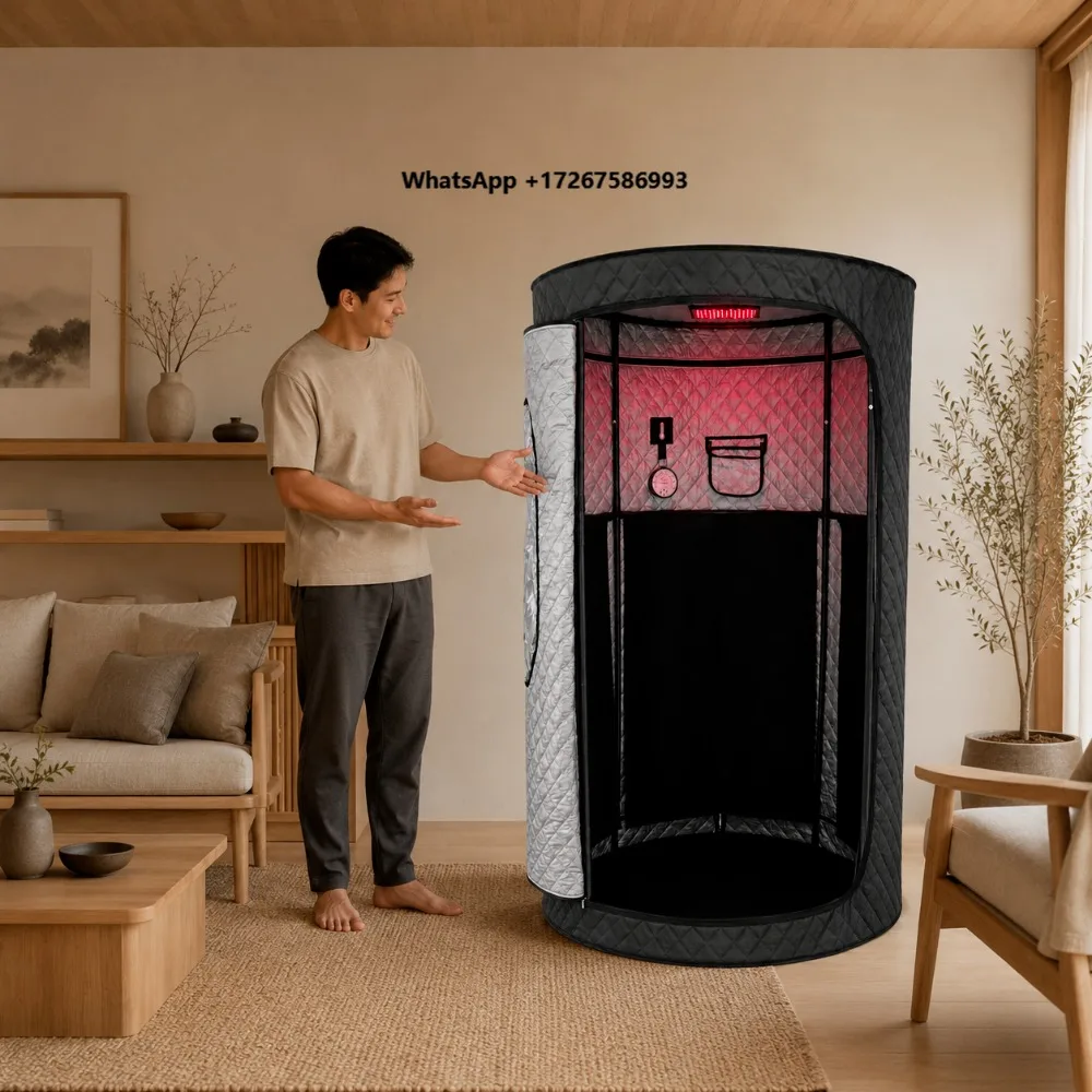 Luxury Far Infrared Sauna Room with Portable Structure for Residential Spa and Daily Heat Therapy