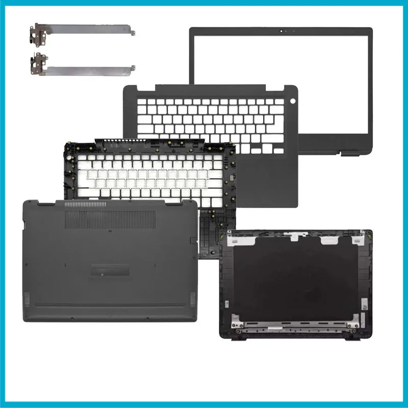 

LCD Screen Back Cover Front For Dell Latitude 3400 E3400 Bezel Palmrest Lower Bottom Case Hinges 0H02YK 0NFPP9 Black LCD Screen