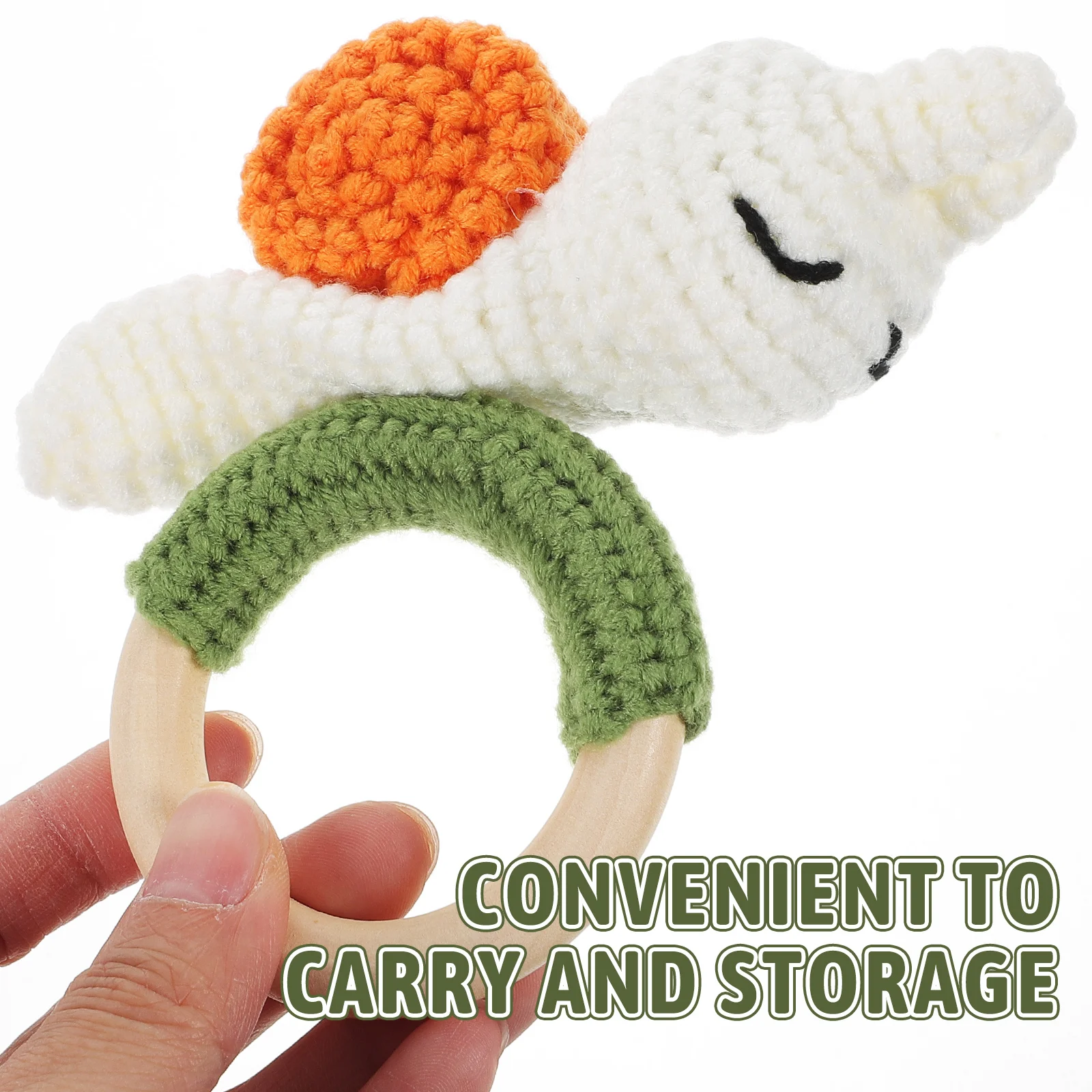 

Baby Wooden Bracelet Ringing Shaking Toys Rattles Handheld Children's Newborn