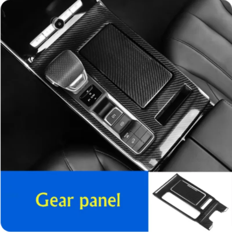 Interior ABS Accessories Carbon Fiber Black For Mg Roewe Rx5 Max 2019 2020 2021 Accessories Styling Auto Decoration Cover Trim - Image 4