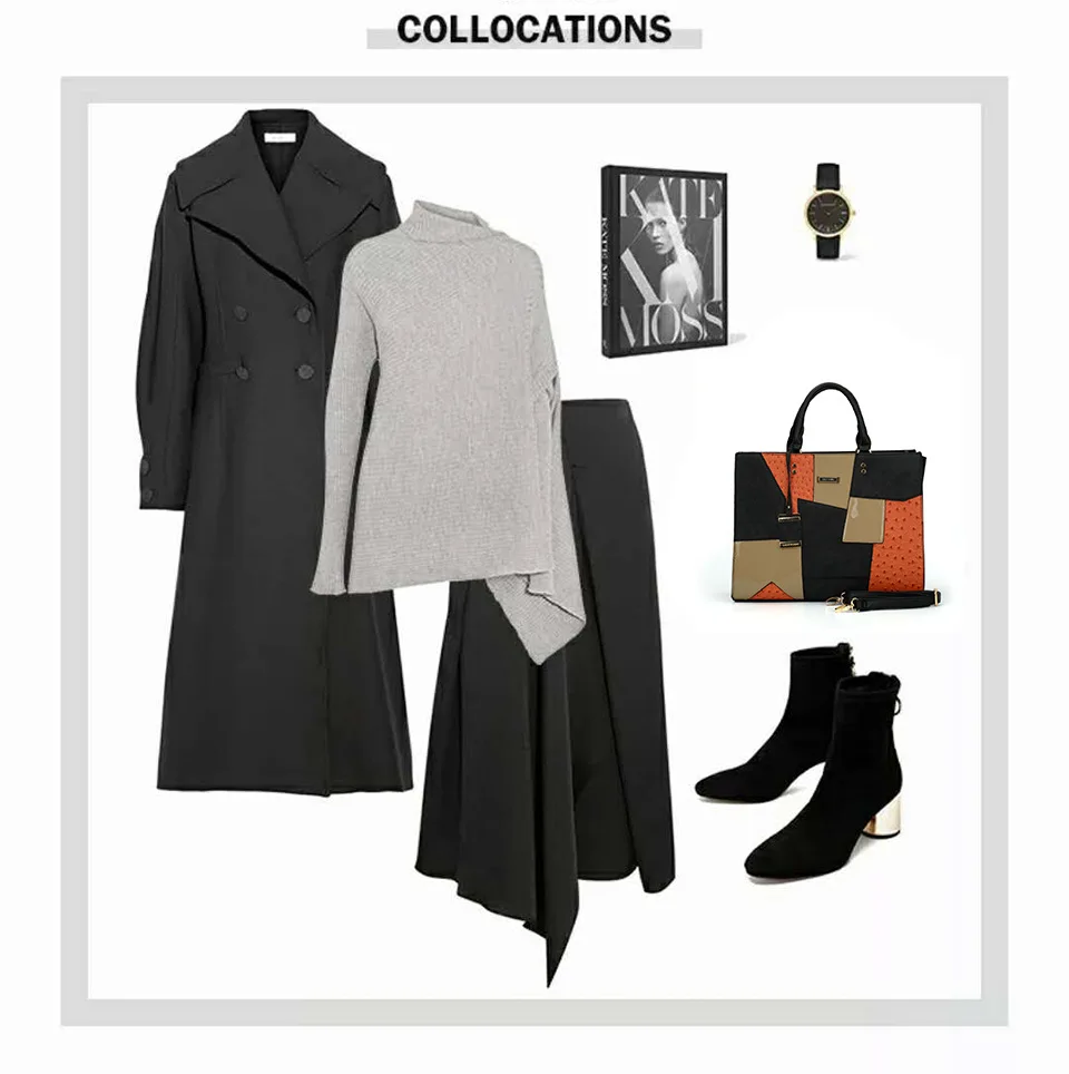 Large Capacity Fashion One Shoulder Trendy for Women's Splice Handbag