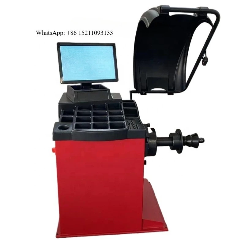 Intelligent Touch Screen Car Tire Balancing Machine Self-Diagnosis One-Click Operation Wheel