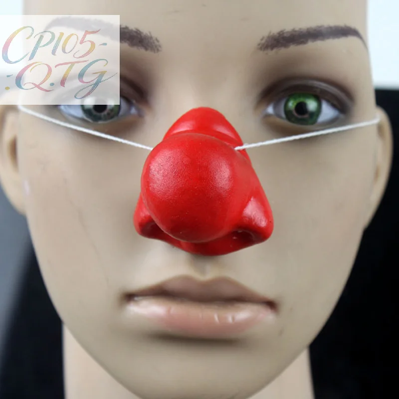 Nouveau nez de clown rouge pour fêtes, accessoires de clown pour carnaval, cosplay, Noël, mascarade