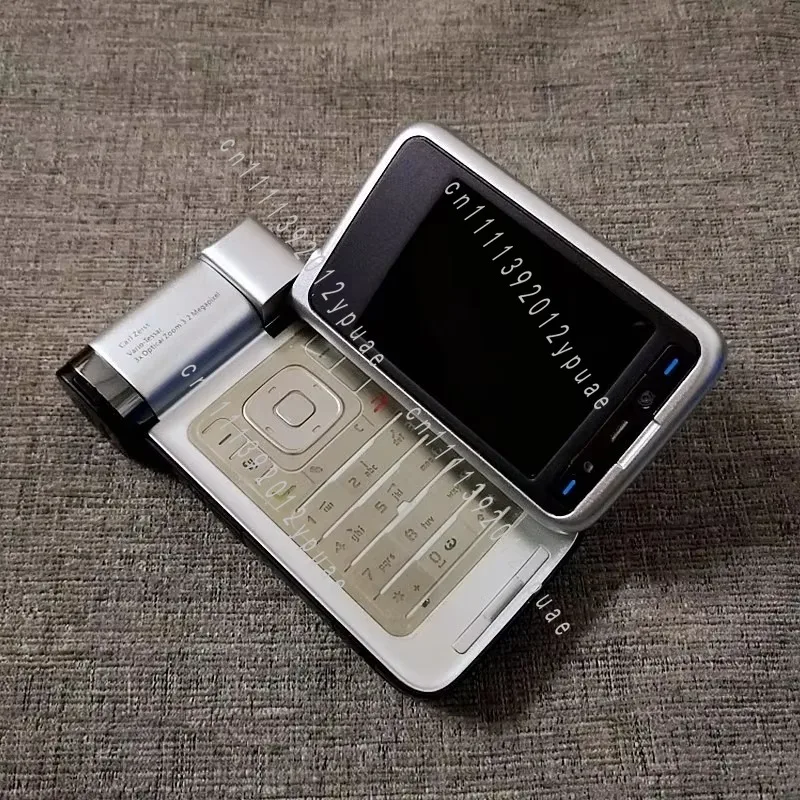 Vintage Rotatable Screen Feature Phone, Classic Communication Handset for Collection and Daily Use