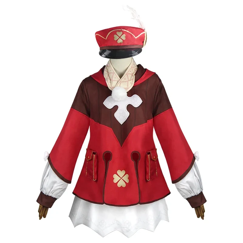 

A;3,b;7\m/Cute Red Girl Anime-Inspired Outfit with Top Skirt Hat and Gloves Halloween Costume Cosplay 5,j'8.k/4\