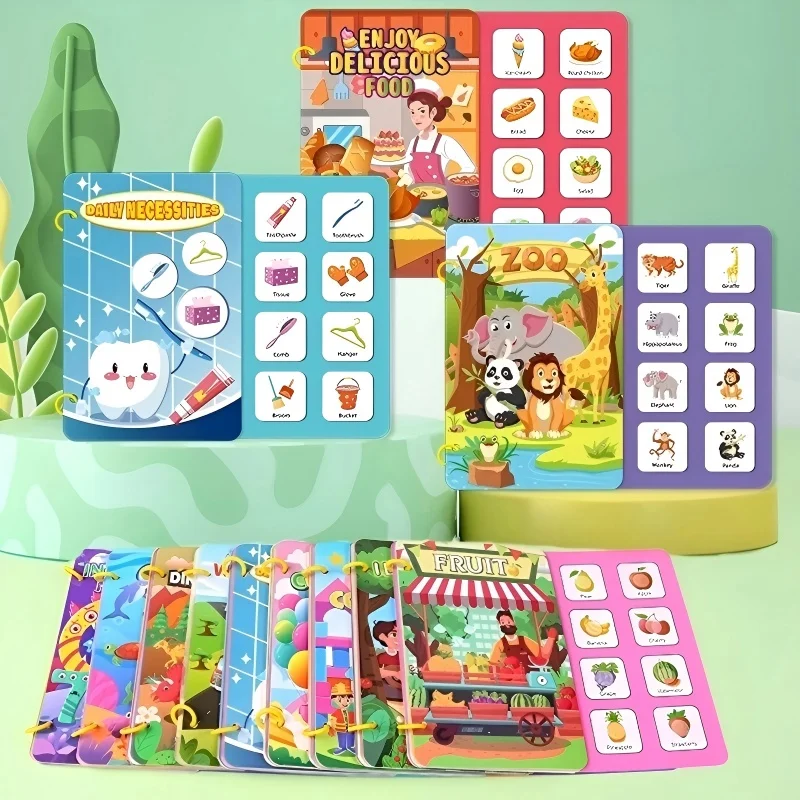 Детская тихая занятая паста для раннего образования, детская наклейка-головоломка «сделай сам», игрушка Монтессори, портативная развивающая игрушка, книга-наклейка Детская тихая занятая паста для раннего образования, детская наклейка-головоломка «сделай сам», игрушка Монтессори, портативная развивающая игрушка, книга-наклейка