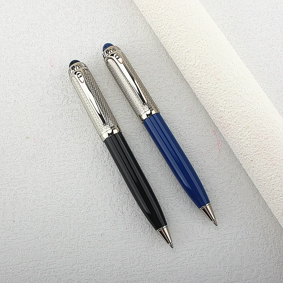 1 SZT. Luksusowy metalowy długopis kulkowy Premium do biura, zapewniający płynne pisanie i ekskluzywny design - niebieski tusz — zdjęcie produktu 6