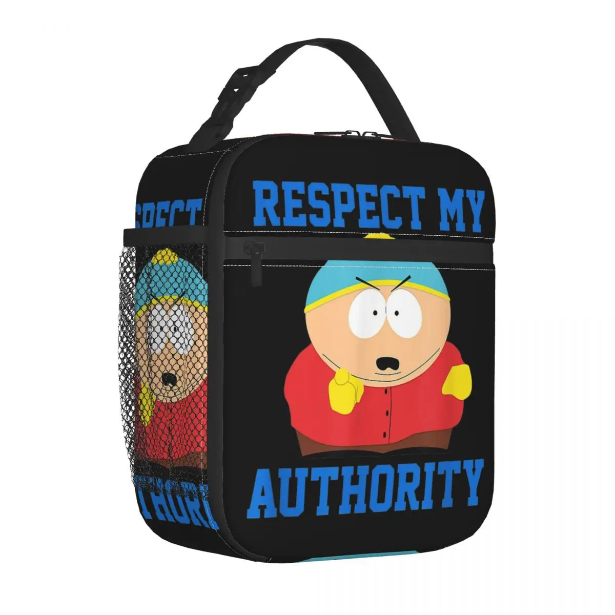 Southparks Respect My Authority Eric Insulated Lunch Bag Portable Reusable Thermal Bag Tote Lunch Box College Outdoor Men Women