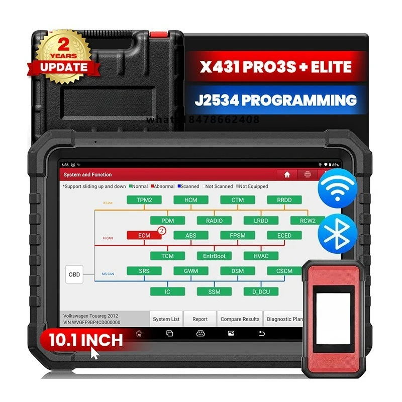 2026 X431 PRO3S+ Elite SmarLinkC 2.0 Bi-directionla Diagnostic Scan Tool With J2534 Programming 2 Years Free