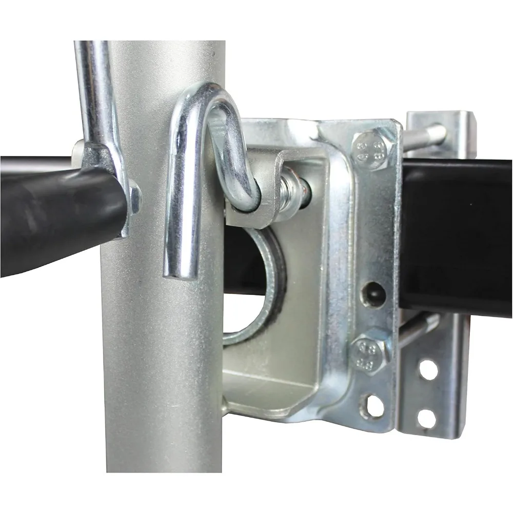 مقبس مقطورة مع رفع 11.5 بوصة، آلية التأرجح الخلفي، مقبض الرياح الجانبية، 6 عجلات مزدوجة - سعة 1500 رطلاً، مسمار تشغيل