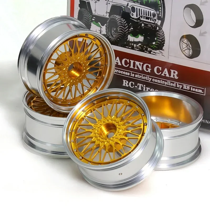 Metalowe 4 szt. piasty kół do jazdy szosowej, driftu i touringu, felgi do samochodów RC 1/10 Trxs HPI Kyosho RedCat Sakura HSP, części zamienne do tuningu