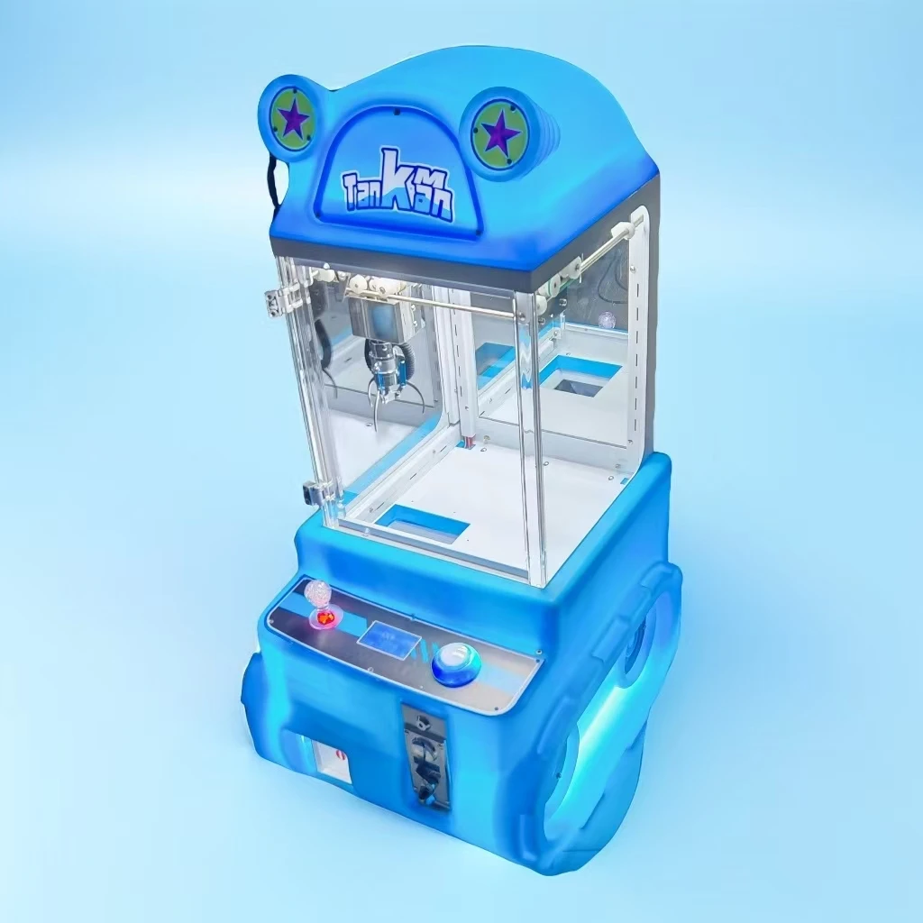 super mini claw machine plush toy vending with coin receiver cheap claw machine arcade mini claw machine with prize locker